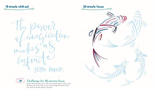 Kirsten Burke's Little Book of Calming Calligraphy: 15 minutes of mindfulness a day to help keep your worries at bay. (Kirsten Burke Calligraphy)