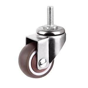 Sdvuahuj Möbel Rollen Räder Gummi Swivel Rad 1Stk.