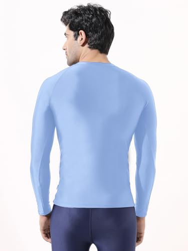 Image of LYCOT Compression Top Full Sleeve Plain Athletic Fit Multi Sports Cycling, Cricket, Football, Badminton, Gym, Fitness & Other Outdoor Inner Wear