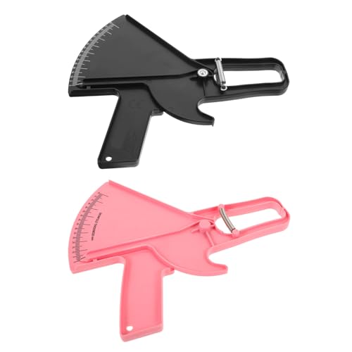 CIMAXIC 2pcs Fitness Body Fat Caliper, Body Fat Percentage Measurement Device Skinfold Assessment Tools Physical Fitness Measuring Device for Health Monitoring