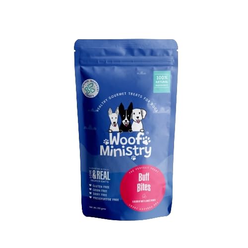 Woof Ministry Buff Bites for Dogs, Minimal Ingredient Dehydrated Dog Treats (Non Veg Treats -100 Grams) (B0D25BD9Q5) Amazon Price History, Amazon Price Tracker
