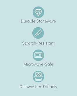 Stoneware breakfast & dessert plates set 2 pcs – Dark gray stylish cake plates – Dishwasher, microwave and scratch resistant – Small salad plates – Dinner service