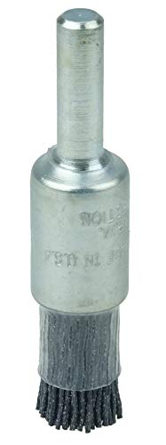Image of Weiler 86099 3 /8 inch Burr-RX Coated Cup End Brush, .043 /120CG Crimped Fill, Made in the USA (Pack of 10)