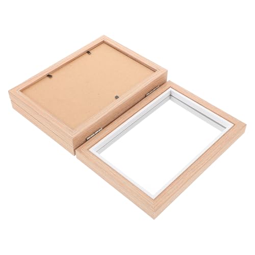 Miroir en bois acrylique Montessori pliable et incassable pour l'éveil des tout-petits
