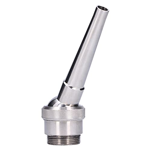 ZAWELIYO Ugello per Fontana G1-1/2 Filettatura Maschio 46mm Testina di Spruzzo a Getto d'Acqua Regolabile per Fontane Commerciali, Accessori per Fontane in Acciaio Inossidabile per Laghetti da