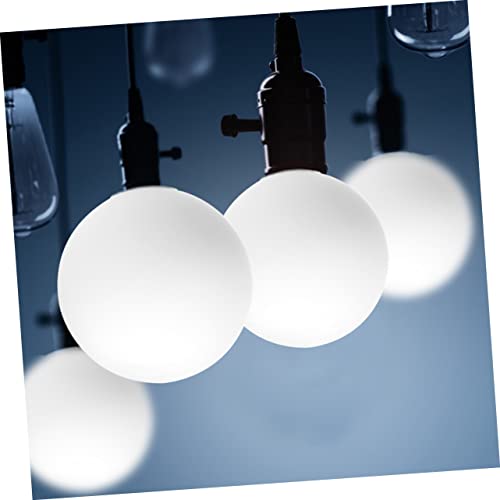 Image of Angoily 4.72 Inch Glass Globe Lampshade Replacement Spherical Lamp Shade Cover for Ceiling Light Fixture Chandelier Pendant Lamp Frosted Glass Shade for Living Room Bedroom Dining Kitchen