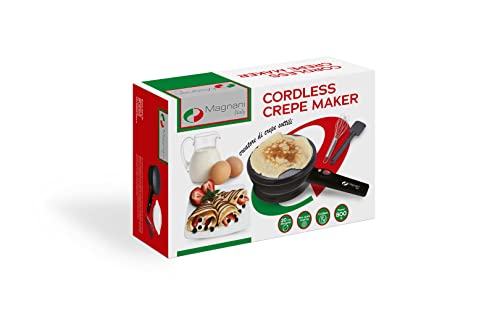 MAGNANI 800 W Crêpes Maker mit Antihaftbeschichtung, Crepesmaker Pfanne mit LED-Kontrollleuchte, Crepes Eisen mit… – Bild 5