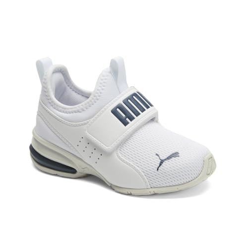 PUMA Kids Boys Axelion Slip On Sneakers Shoes Casual - White - Size 11 M2