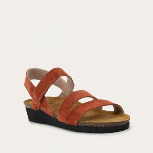 Image of NAOT Kayla Women's Sandals - Supportive 3-Strap Design with Backstrap, Cork & Latex Footbed - Arch Support - Travel-Friendly Comfortable Walking Sandals for All-Day Wear