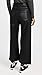 PAIGE Women's Anessa w/Exposed Button Fly high Rise Wide Leg in Black Fog Luxe Coating, 34
