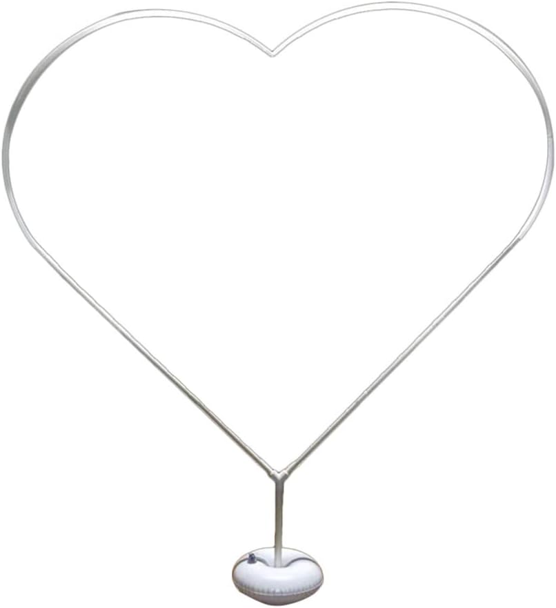 BESPORTBLE Heart Balloon Arch Kit Stand Frame with Water Stable Stand for Birthday