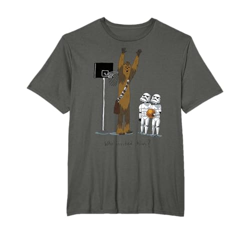 Star Wars Chewbacca Basketball Who Invited Him Camiseta