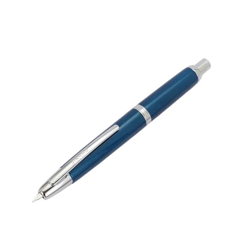 Stylo-plume en métal bleu nacré à offrir en cadeau pour la rentrée scolaire