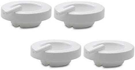 Maymom Tubing Parts Compatible with Ameda Purely Yours Pumps Also Compatible with May Joy; (4 White Caps) image 3