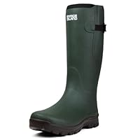 Savage Island Men's Lachlan Rubber All-Weather Neoprene Lined Wellington Boots - Waterproof Wellies