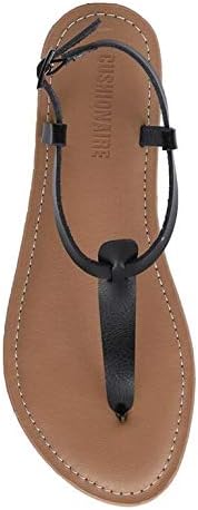 CUSHIONAIRE Women's Clea Flat Sandal with +Comfort 6 Black