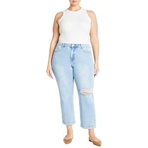 City Chic Women’s Citychic Plus Size Jean H Kenia Str