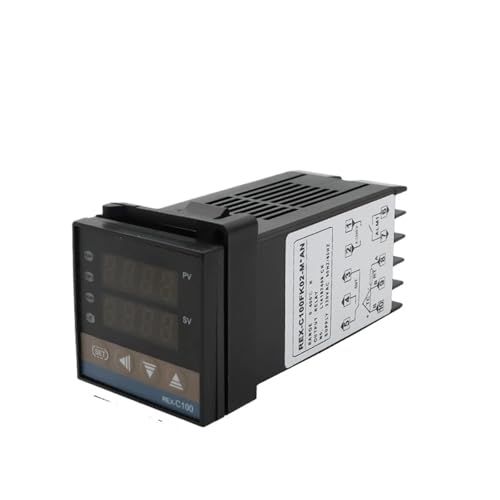 Kit REX-C100 con relé de estado sólido 40A y termopar K de 220V para control de temperatura