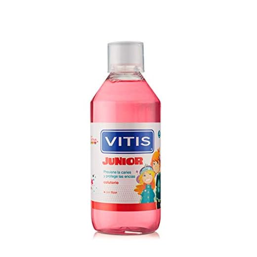 Dentaid Vitis Junior COLUTORIO 500ML, Negro, Estándar