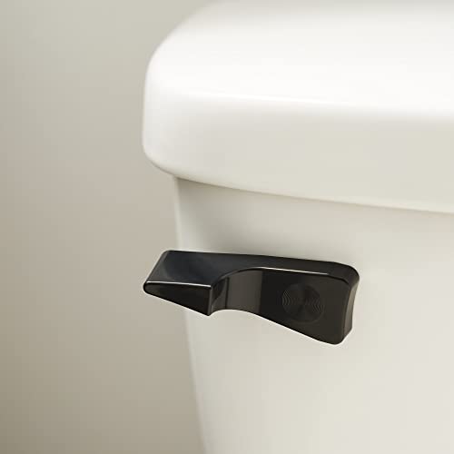 Qualihome Black Toilet Tank Flush Lever Replacement Handle for American Standard, Black Toilet Lever Fits Most Standard Front Mount Toilet Tanks