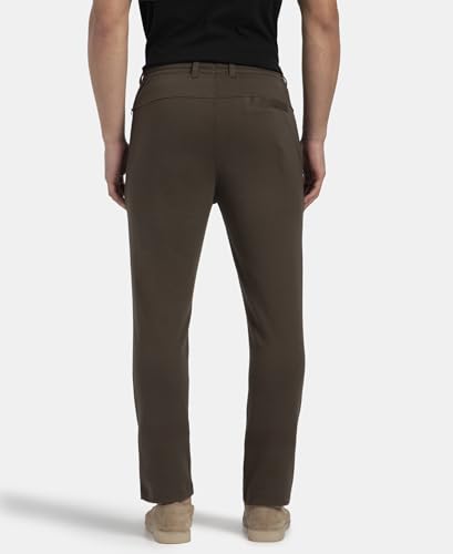 Image of Jockey IM06 Men Super Combed Cotton Rich Elastane Stretch Slim Fit All Day Pants with Pockets