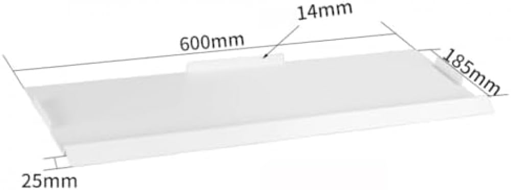 Wandhalterung Tastaturablage Tastaturschwenkarm, Tastaturablage Ausziehbar Schwenkbar, Untertischmontage, Tastaturauszug 300mm, Lager 10kg-Schwarz||Two arms