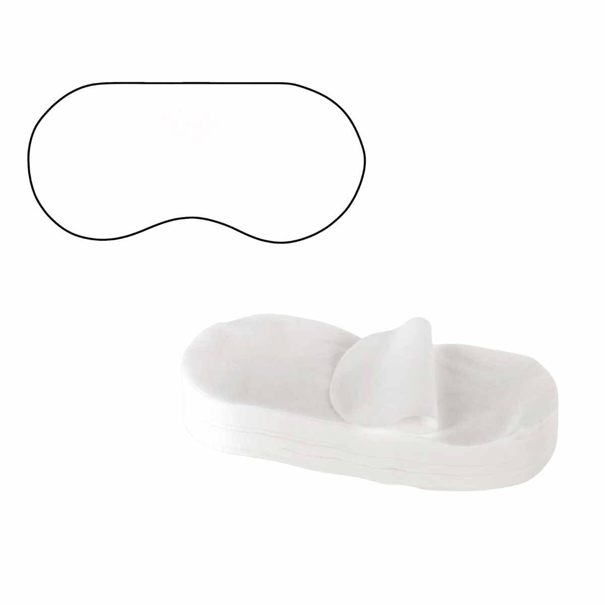 Nidy® Disposable Eye Pillow Covers | Non-Woven Viscose Fabric 70 GSM | Spa Eye Mask Cover | Soft Hygienic Eye Wraps | Eye Therapy Sheet Pack of 50-image-13