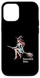 Photo Gallery custodia per iphone 14 pro retro witch broomstick babe funny halloween witch Photo Gallery custodia per iphone 14 pro retro witch broomstick babe funny halloween witch