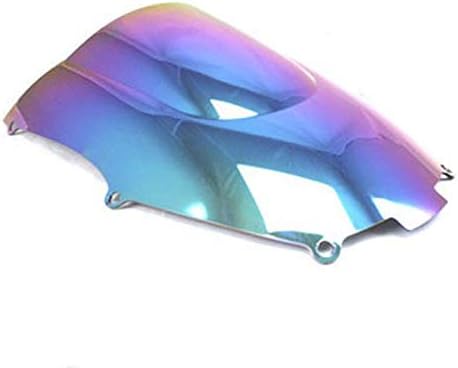 Double Bubble Windshield Windscreen for Kawasaki Ninja ZX9R ZX 9R 2000-2003 (Dark Iridium)