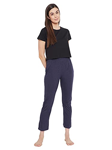 Image of Clovia Women's Cotton Chic Basic Short Sleeve Crop Tees