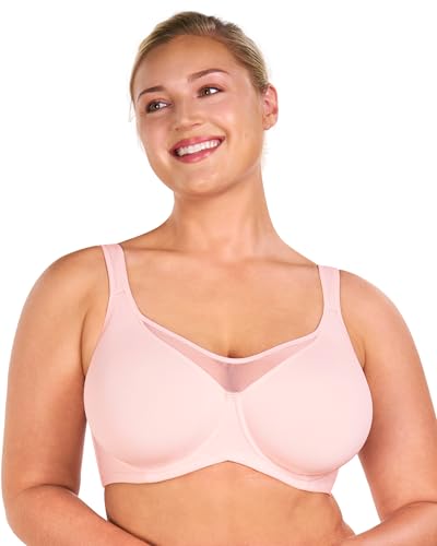 Image of HSIA Minimizer Bras for Women Plus Size, Full Coverage Coolcomfort T Shirt Unlined Bra with Underwire for Heavy Breast