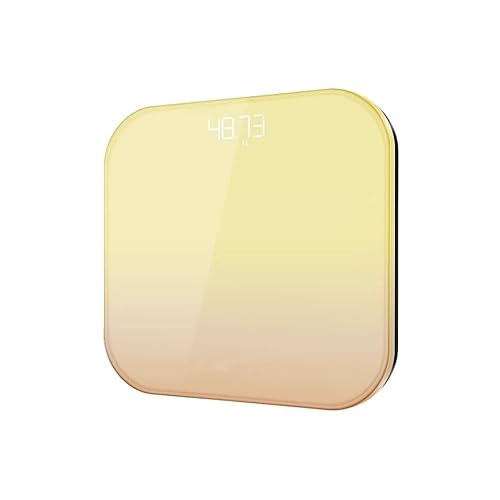 Báscula digital de baño de alta precisión, capacidad de 400 libras con pantalla LED, activación escalonada y baterías incluidas para uso en el