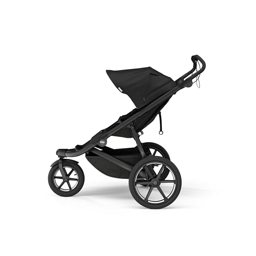 Image of Thule Urban Glide 3 Single Child All-Terrain Stroller, Lightweight, Air-Filled Tires & Suspension, Integrated Hand Brake | jogging-strollers