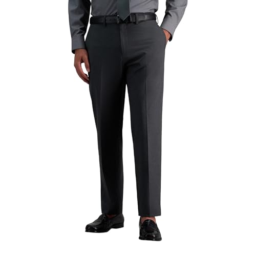 Haggar Men's JMH Straight Fit Flannel Dress Pant