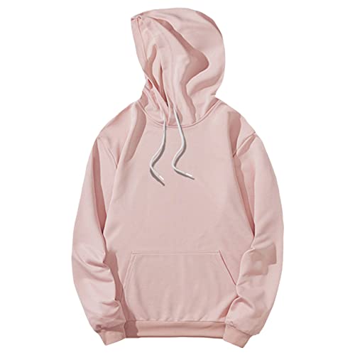 Maiyifu-GJ Men's Lightweight Casual Athletic Hoodies Long Sleeve Drawstring Hooded Pullover Hoodie Sweatshirts With Pockets (Red 2,Medium)