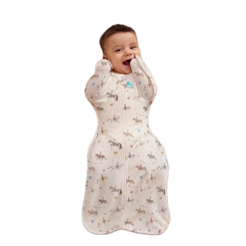 Image of Love to Dream Swaddle UP, Baby Sleep Sack Self-Soothing Swaddles for Newborns, Improves Sleep, Secure Fit Calms Startle Reflex, New Born Essentials for Baby, 1.0 TOG, 5-8.5 lbs, Year of the Horse