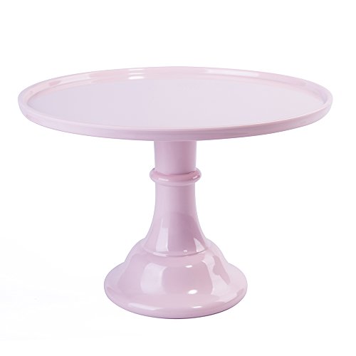12In Round wedding cake stand Melamine Dessert cup cake tier stand Display Stand Pink Cake Pop Stand (Light Pink)
