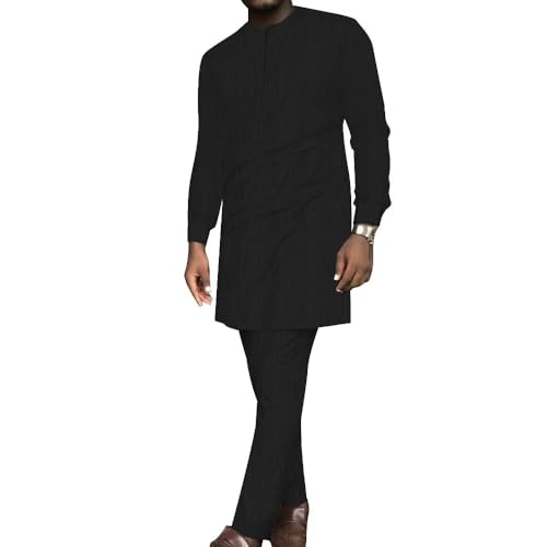 African Suits for Men Dashiki Outfits 2 Piece Formal African Attire Nigerian Clothing Party Wedding Wear