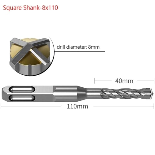 Foret à percussion électrique pour fixer des étagères sur mur en béton - 2