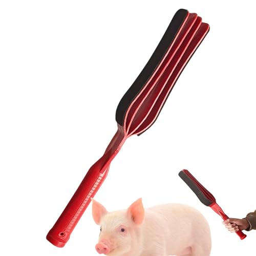 Genérico Látigo para Cerdos, Látigos de Mano - Palo de Agarre cómodo para Ganado,Látigo Flexible para Cerdos de 20 Pulgadas, Palo de conducción para Cerdos, Agarre cómodo, Palo para Ganado de Granja