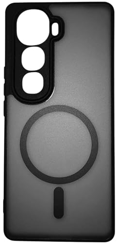 Image of Back Case for Vivo Y400 Pro 5G Smoke Matte Translucent Shockprood PC + TPU Bumper Case with Magnetic Support Shockproof Protection Cover (Vivo Y400 Pro 5g)