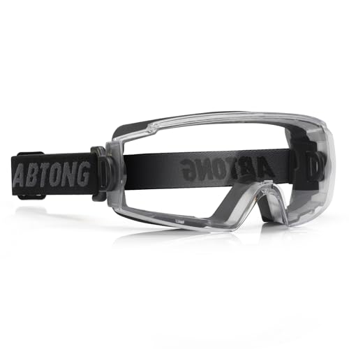 abtong Safety Goggles Over Glasses - Anti-Fog Lens Wide Vision Eyewear for Chemistry Lab Work...