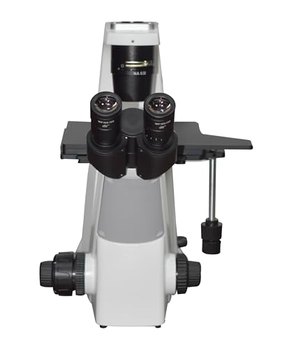 Image of Radical Inverted Biology Phase Contrast Live Cell Microscope Infinity Optical System for Petridish, Culture Counting Chamber w Camera Port, Long Working Distance Objectives & Condenser LED Light