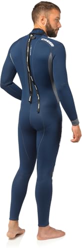 Image of Cressi Men's & Ladies' Full Wetsuit Back-Zip for Scuba Diving & Water Activities - Fast 3mm: designed in Italy