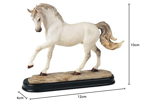 StealStreet SS-G-11434 Horses Collection White Horse Figurine Decoration Decor Collectible