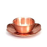 Amazon.co.jp: 茶碗 純銅製ボウル 小さな銅の茶碗 100％手作り