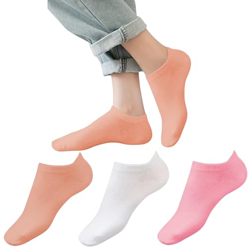 Image of Yuneek Women's Ankle Length Low Cut Cotton Socks Pack Of 3