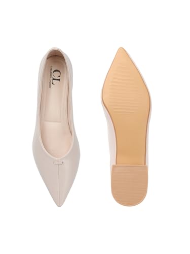 Image of Carlton London Women Comfortable Slipon Pump Shoes with Block Heels, Pointed Toe for Casual and Formal wear