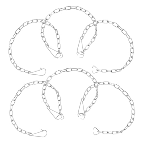 ledmomo 6個 ステンレス製トイレフラッパーチェーン 耐久性と簡単取付け トイレタンク部品交換用 汎用排水弁アクセサリー