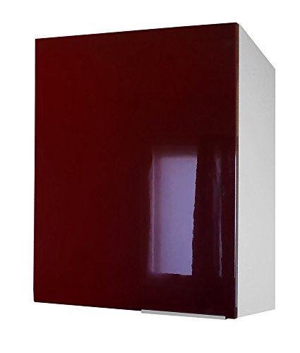Mastercook Meuble Haut 1 Porte – 60cm (Bordeaux)